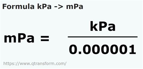 1mpa to kpa|Convert Mpa to kilopascal